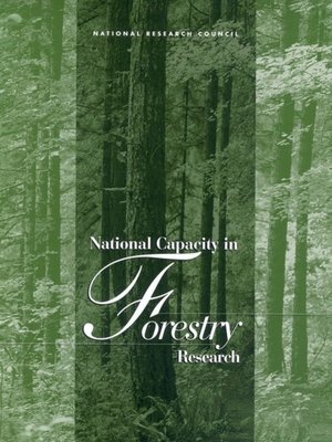 cover image of National Capacity in Forestry Research